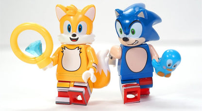 MINIFIGURE  SONIC UNIVERS : MILES PROWER Custom