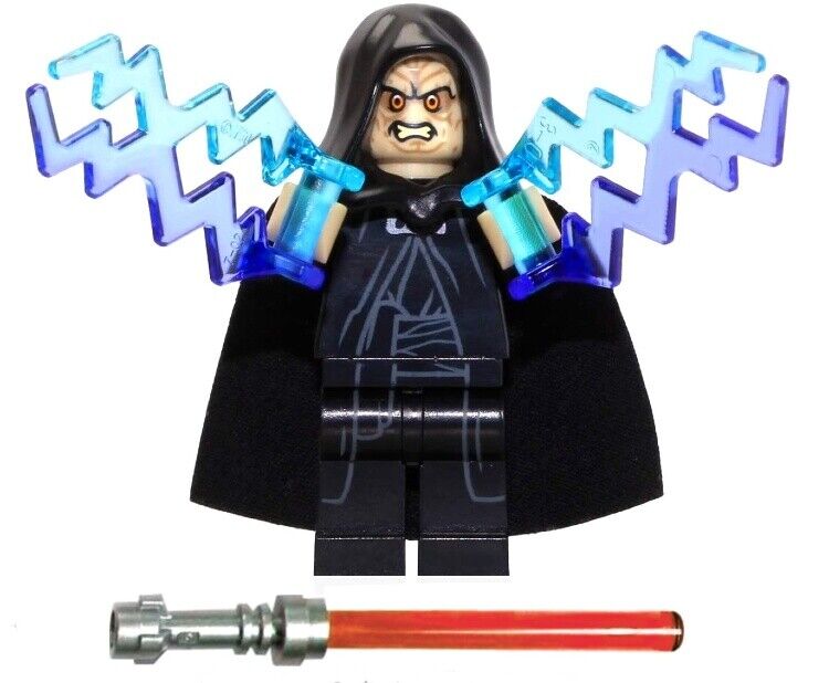 MINIFIGURE STAR WARS UNIVERS: EMPEROR PALPATINE custom"Rare" dernière pièce