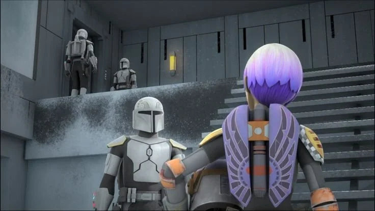 ♥️♥️MINIFIGURE STAR WARS UNIVERS: SABINE WREN WITH JETPACK ♥️♥️CUSTOM