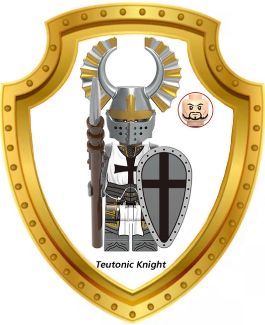 ♥️MINIFIGURE MÉDIÉVALE:TEUTONIC KNIGHT Custom♥️♥️