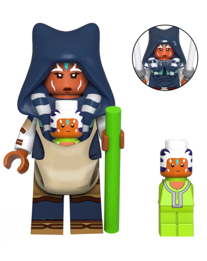 MINIFIGURE PAV-TI TANO ET AHSOKA TANO BÉBÉ Custom