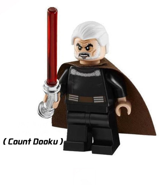 MINIFIGURE COMTE DOOKU SITH MASTER Custom