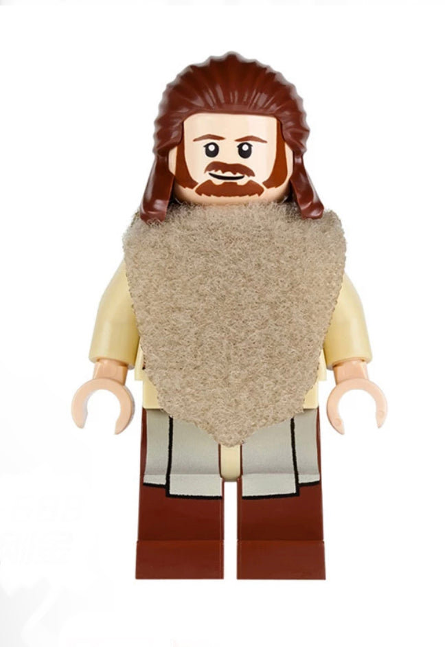 MINIFIGURE Qui Gon Jinn maître Jedi "épisode I" custom