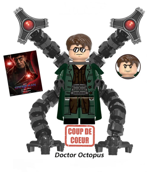 ♥️♥️♥️MINIFIGURE MARVEL UNIVERS: DOCTOR OCTOPUS Custom "RARE RESTOCKED"♥️♥️♥️