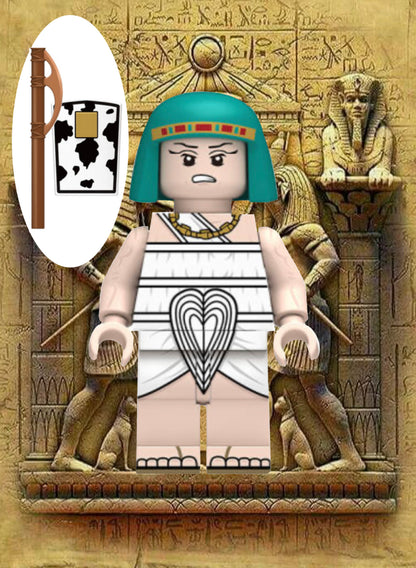 MINIFIGURE MÉDIÉVAL: SÉRIES EGYPTIAN ( Soldier ; Nubian ; Archer Pharaoh ; Guard Army Soldier...) custom