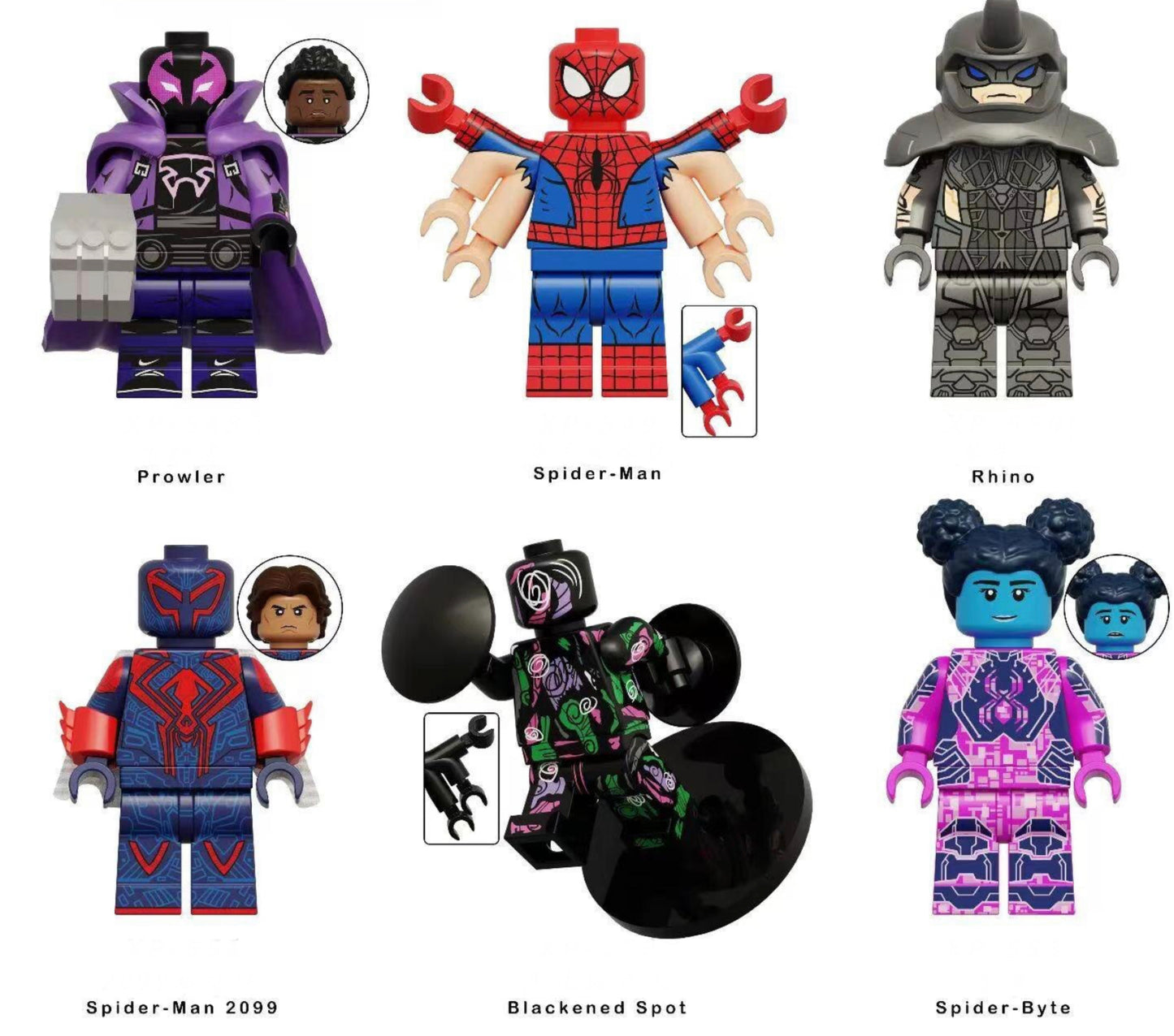 MINIFIGURE SPIDER-MAN UNIVERS: SPYDER BYTE  custom