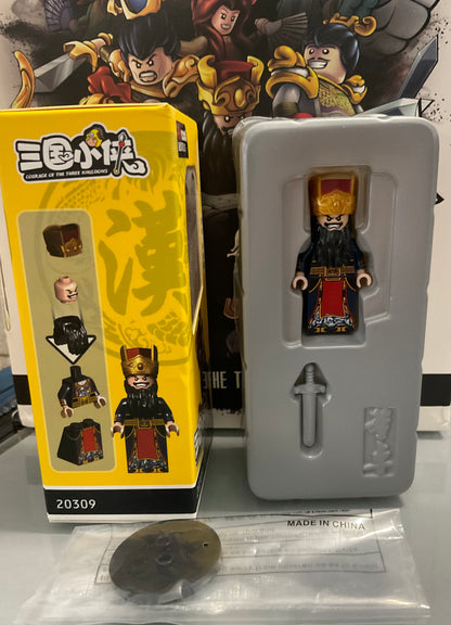 SUPERBE ♥️♥️MINIFIGURE "COURAGE DES TROIS ROYAUMES" UNIVERS: Đổng Trác (VENDU AVEC BOÎTE)CUSTOM