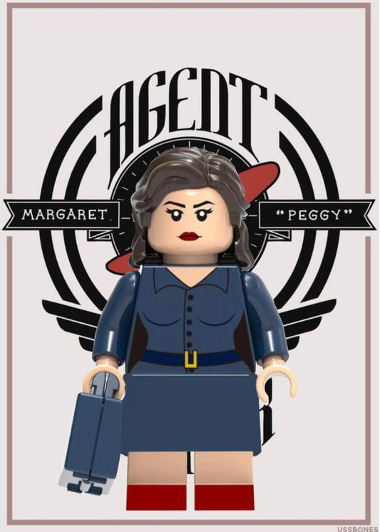 MINIFIGURE AGENT "PEGGY" CARTER custom