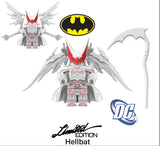 MINIFIGURE DC UNIVERS BATMAN:HELLBAT WHITE Custom