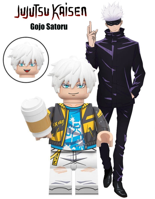 PREVENTE MINIFIGURE JUJUTSU KAISEN UNIVERS : GOJO SATORU custom Disponibilité fin octobre 2024