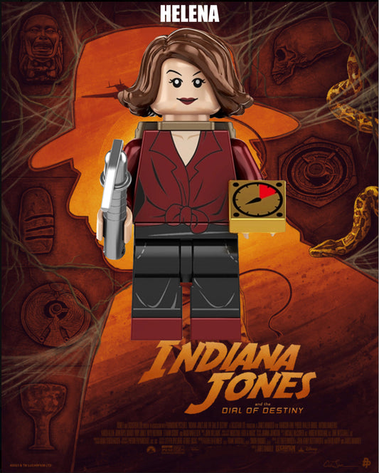 MINIFIGURE INDIANA JONES AND THE DIAL OF DESTINY "Helena" Custom