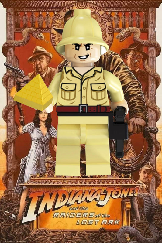 MINIFIGURE INDIANA JONES: DR RENÉ EMILE  BELLOQ  custom