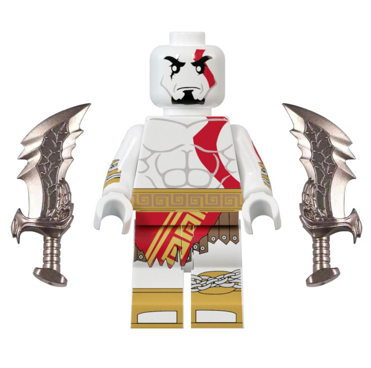 PREVENTE♥️♥️MINIFIGURE GOD OF WAR UNIVERS : KRATOS ♥️♥️custom Disponibilité fin octobre 2024