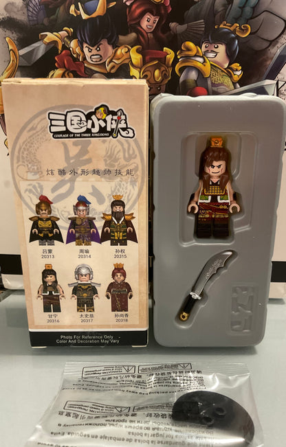 SUPERBE ♥️♥️MINIFIGURE "COURAGE DES TROIS ROYAUMES" UNIVERS: Cam Ninh   (VENDU AVEC BOÎTE)CUSTOM