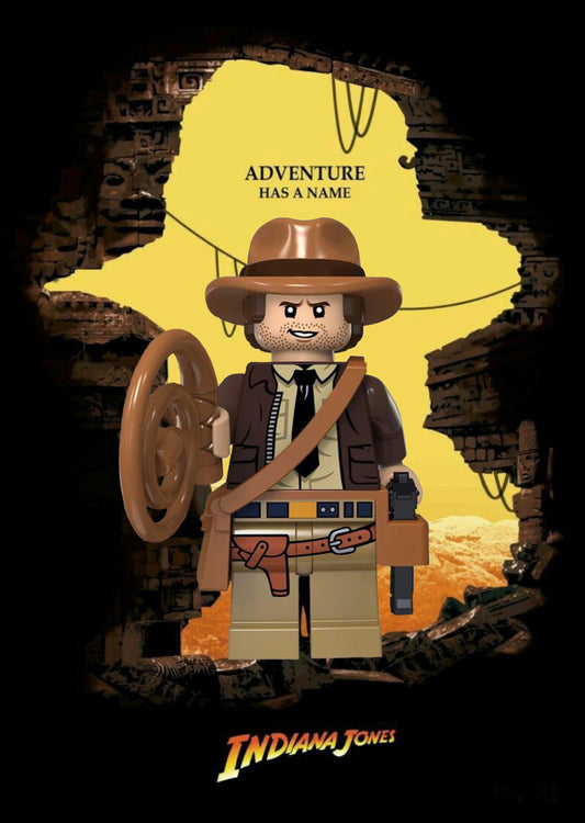 MINIFIGURE INDIANA JONES custom