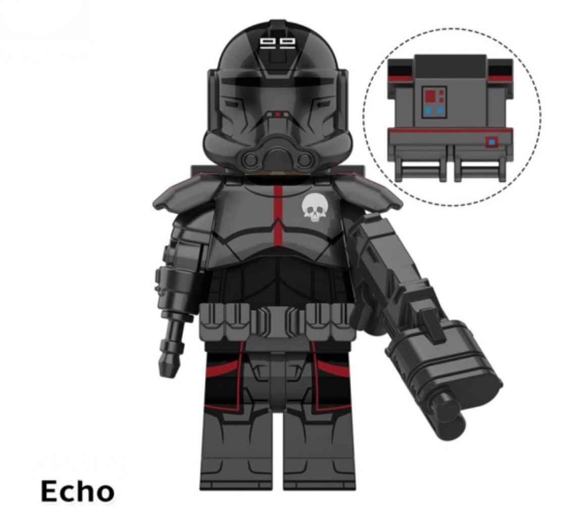 MINIFIGURE BAD BATCH CLONETROOPER ECHO CUSTOM