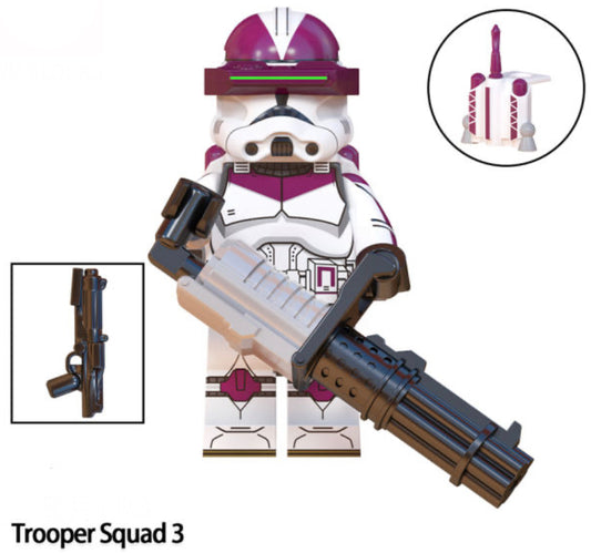 MINIFIGURE TROOPER SQUAD 3 Custom