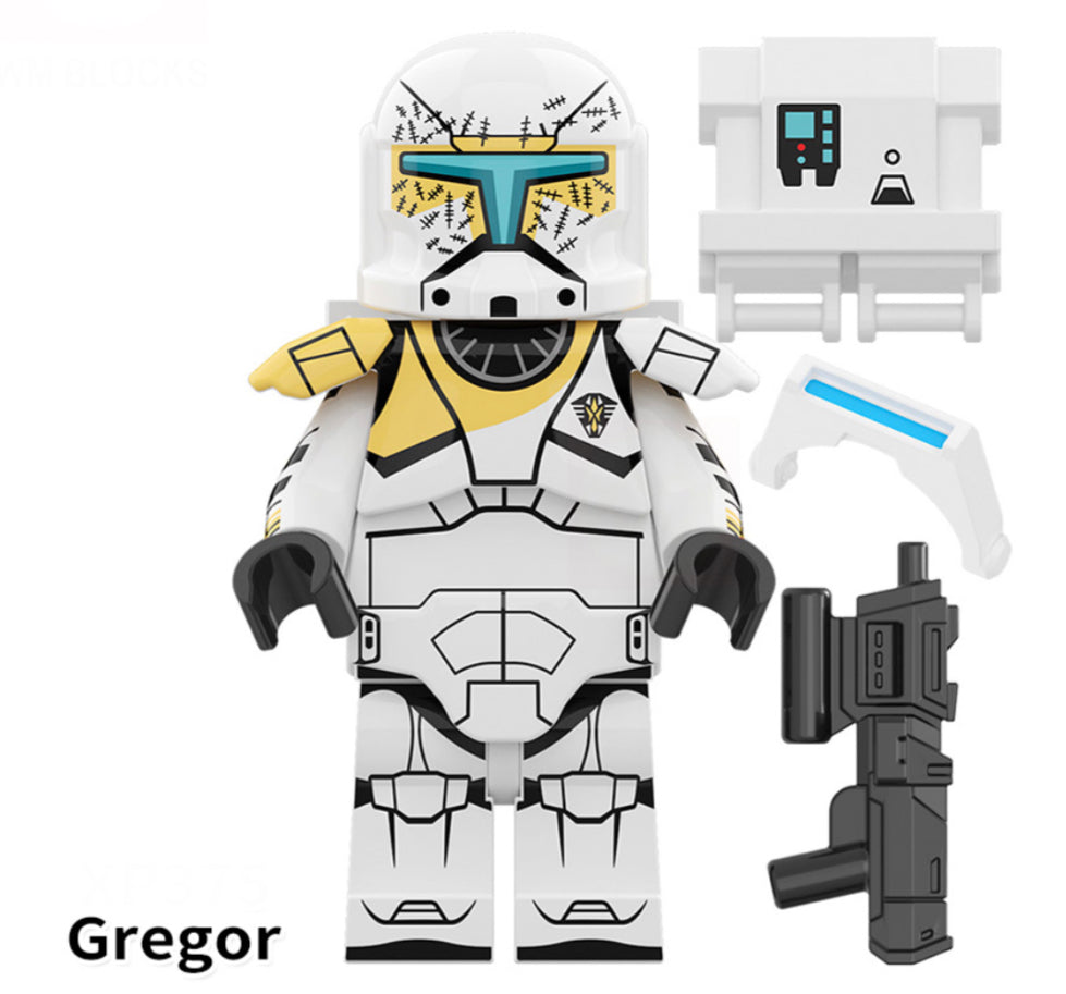 MINIFIGURE CLONETROOPER COMMANDO SQUAD GREGOR custom