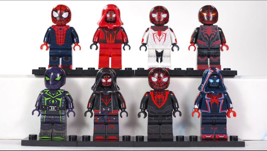 MINIFIGURE SPIDERMAN MILES MORALES Custom