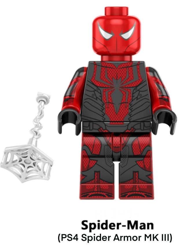 MINIFIGURE SPIDER-MAN PS4 Spider Armor MK III custom