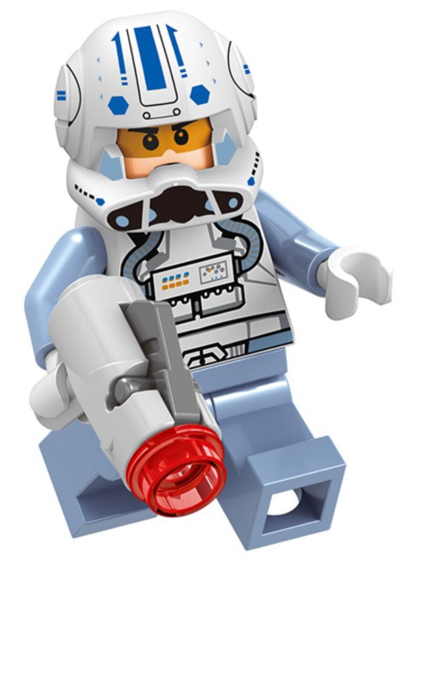 MINIFIGURE CLONETROOPER CAPTAIN JAG PILOT ARC-170 Custom