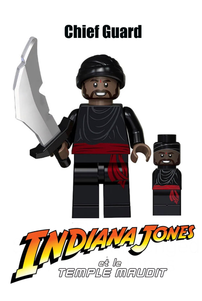 Chief Guard MINIFIGURE INDIANA JONES: CHIEF GUARD custom – ZedBrick