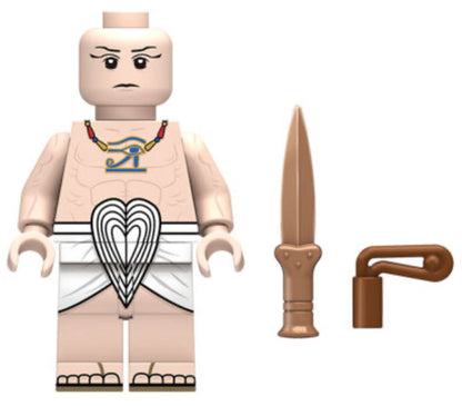 MINIFIGURE MÉDIÉVAL: SÉRIES EGYPTIAN ( Soldier ; Nubian ; Archer Pharaoh ; Guard Army Soldier...) custom