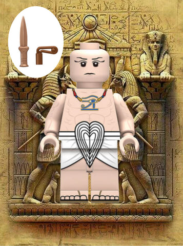 MINIFIGURE MÉDIÉVAL: SÉRIES EGYPTIAN ( Soldier ; Nubian ; Archer Pharaoh ; Guard Army Soldier...) custom