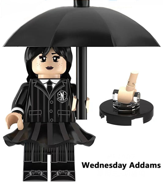 MINIFIGURE WEDNESDAY ADDAMS "VERSION A" Custom