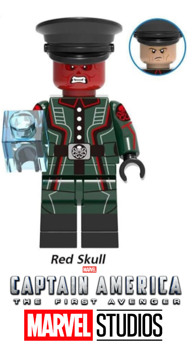 MINIFIGURE RED SKULL "CAPTAIN AMERICA" Custom