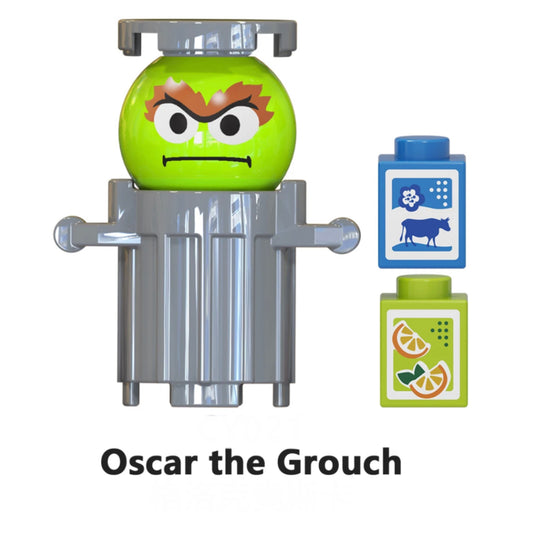 MINIFIGURE SESAME STREET "OSCAR THE GROUCH"