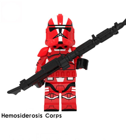 MINIFIGURE CLONETROOPER SHOCK HEMOSIDEROSIS CORP custom