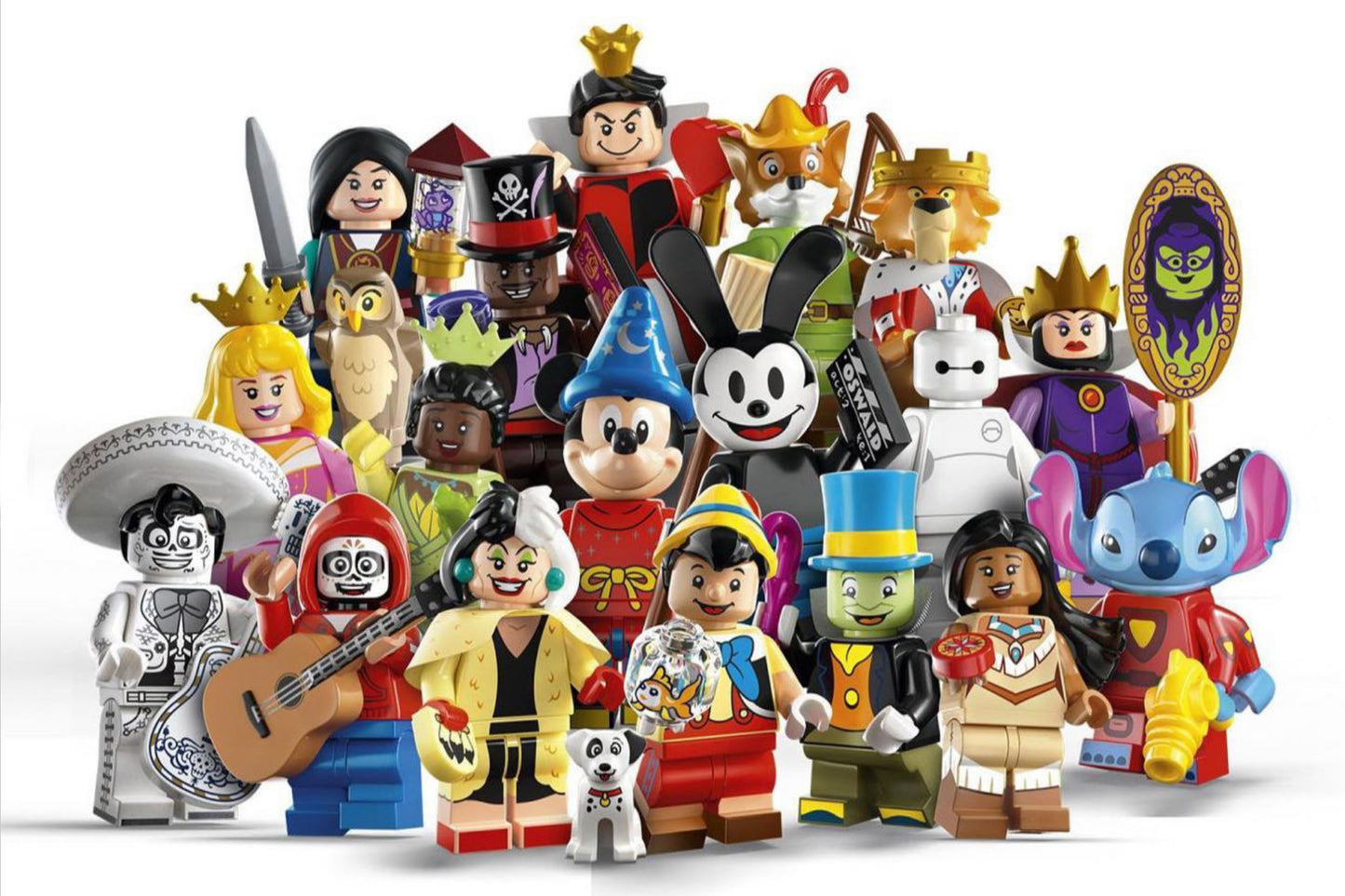 MINIFIGURE DISNEY 100éme ANNIVERSAIRE POCAHONTAS "sachez+socle+fascicule"