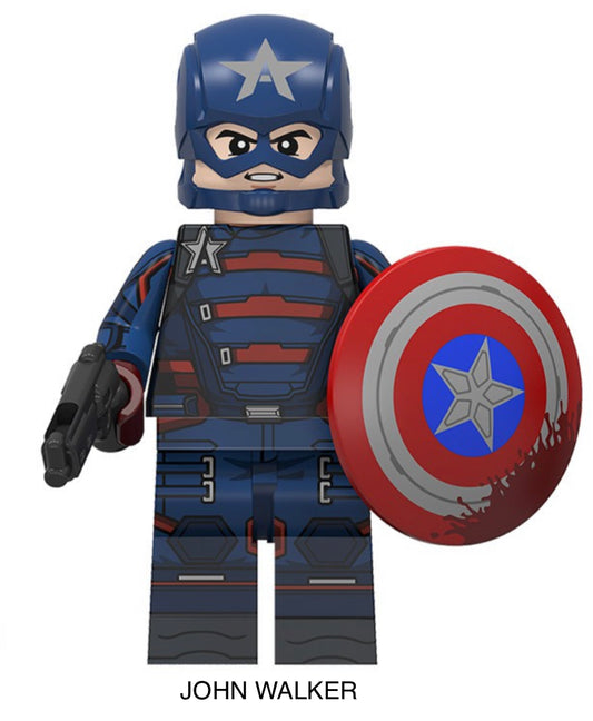 MINIFIGURE JOHN WALKER "CAPTAIN AMERICA" custom