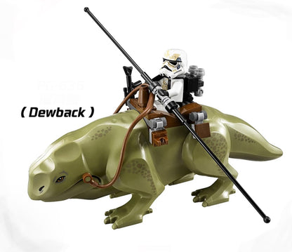 MINIFIGURE STAR WARS UNIVERS: SANDTROOPER AVEC DEWBACK  CUSTOM