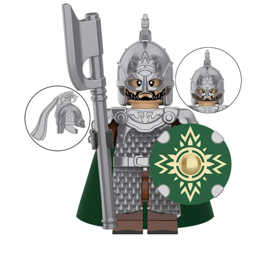 MINIFIGURE LOTR/ THE HOBBIT UNIVERS: ROHAN WARRIORS SOLDIER CUSTOM ...