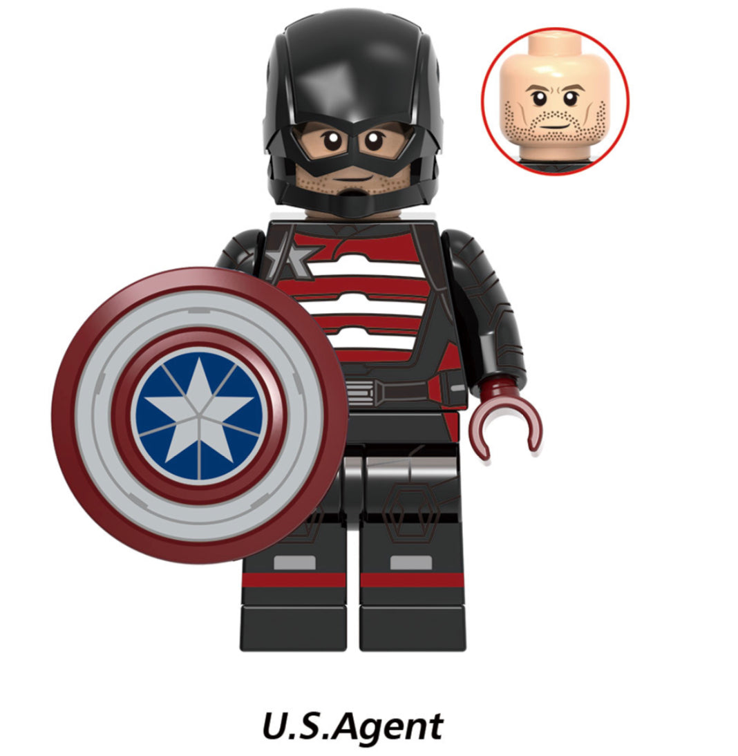 MINIFIGURE US AGENT "Falcon and the winter soldier" custom