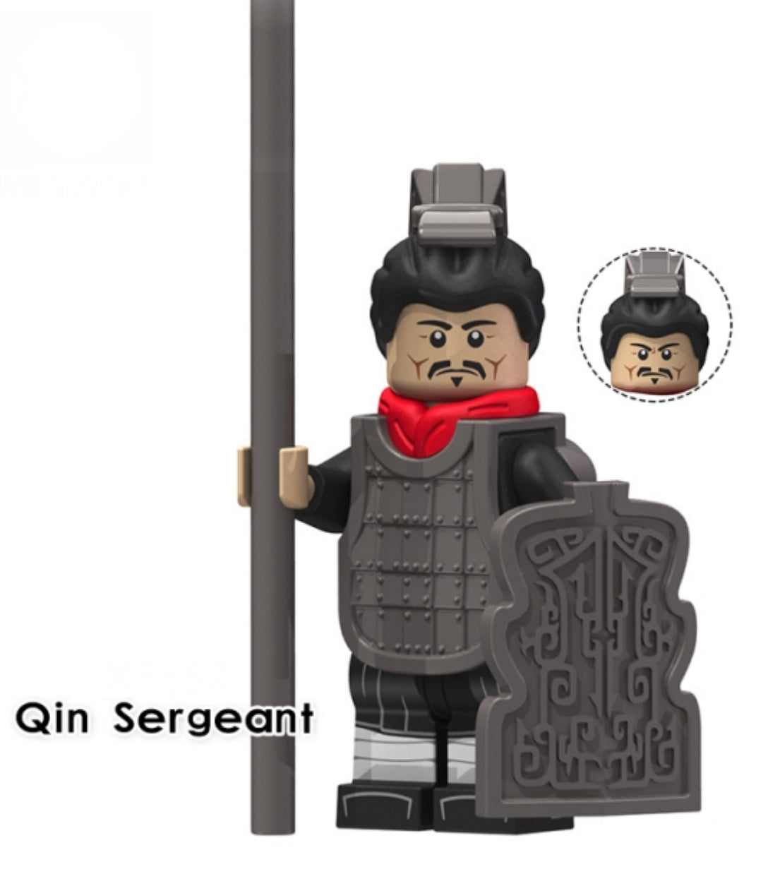 MINIFIGURE QIN ARMY "QIN SERGEANT" Custom