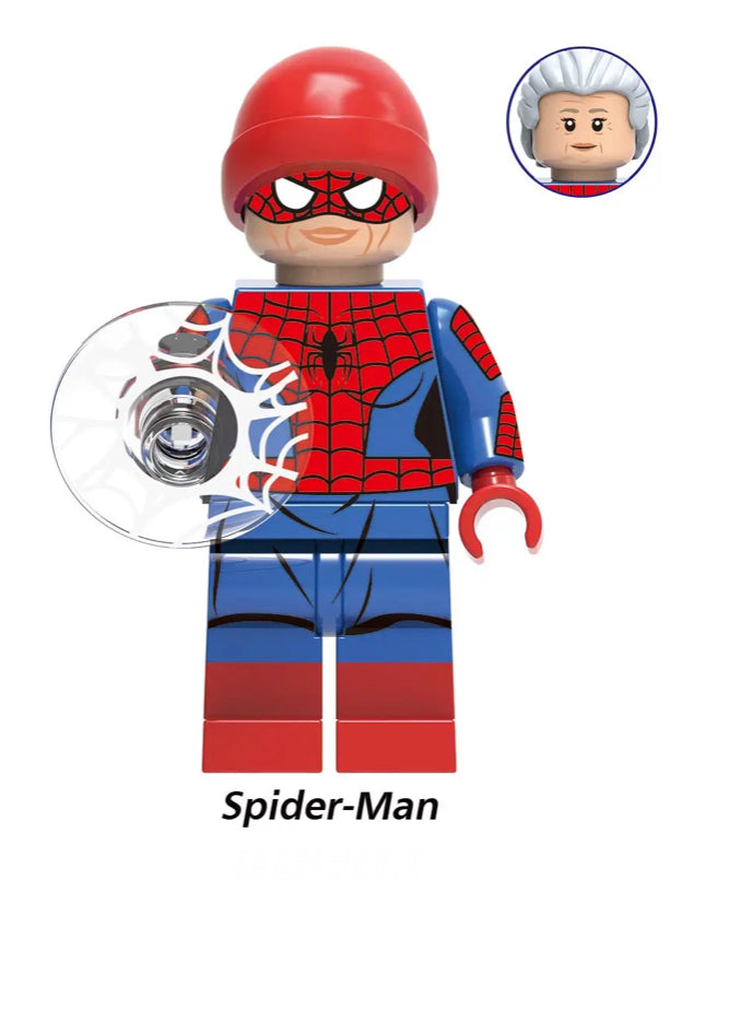 MINIFIGURE SPIDER-MAN "TANTE MAY" Custom