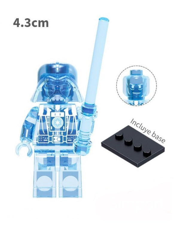 MINIFIGURE DARK VADOR HOLOGRAPHIQUE Custom