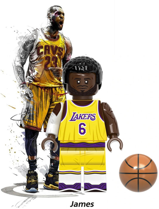 MINIFIGURE BASKETBALL LEGEND LIMITED ÉDITION : 🏀 JAMES LEBRON custom