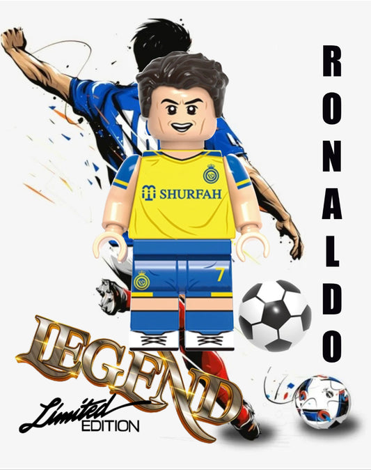 MINIFIGURE FOOTBALL LEGEND LIMITED ÉDITION :⚽️ RONALDO custom