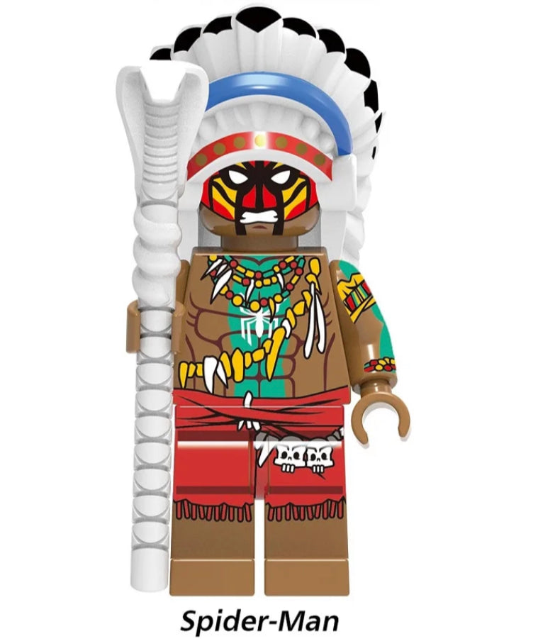 MINIFIGURE SPIDER-MAN "indien" custom