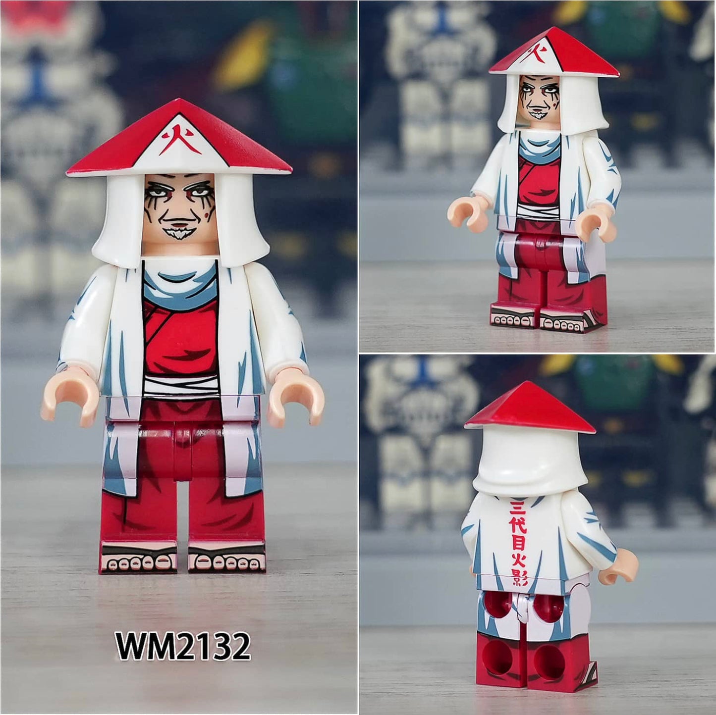 MINIFIGURE NARUTO SARUTOBI HIRUZEN custom