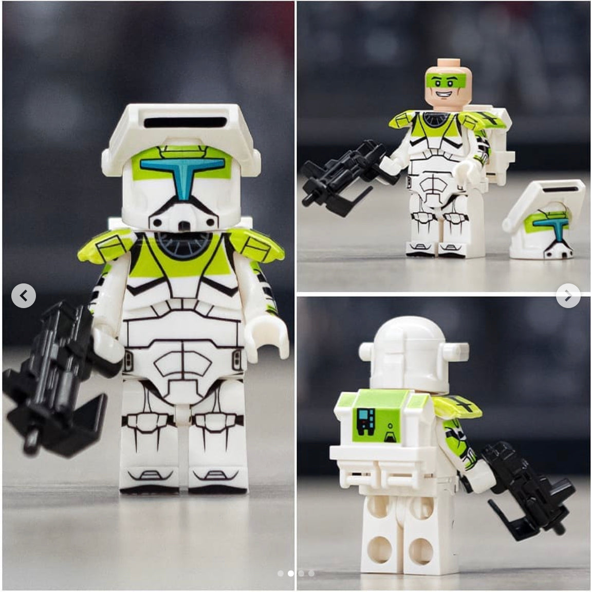 MINIFIGURE GREEN COMMANDO SQUAD CLONETROOPER custom