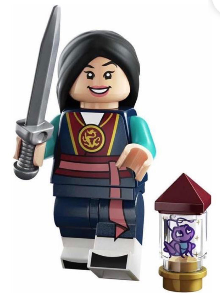 MINIFIGURE DISNEY 100éme ANNIVERSAIRE MULAN "sachez+socle+fascicule"