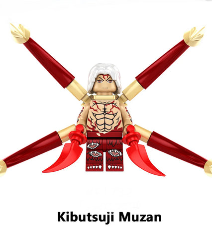 MINIFIGURE DEMONS SLAYER KIBUTSUJI  MUZAN Custom*