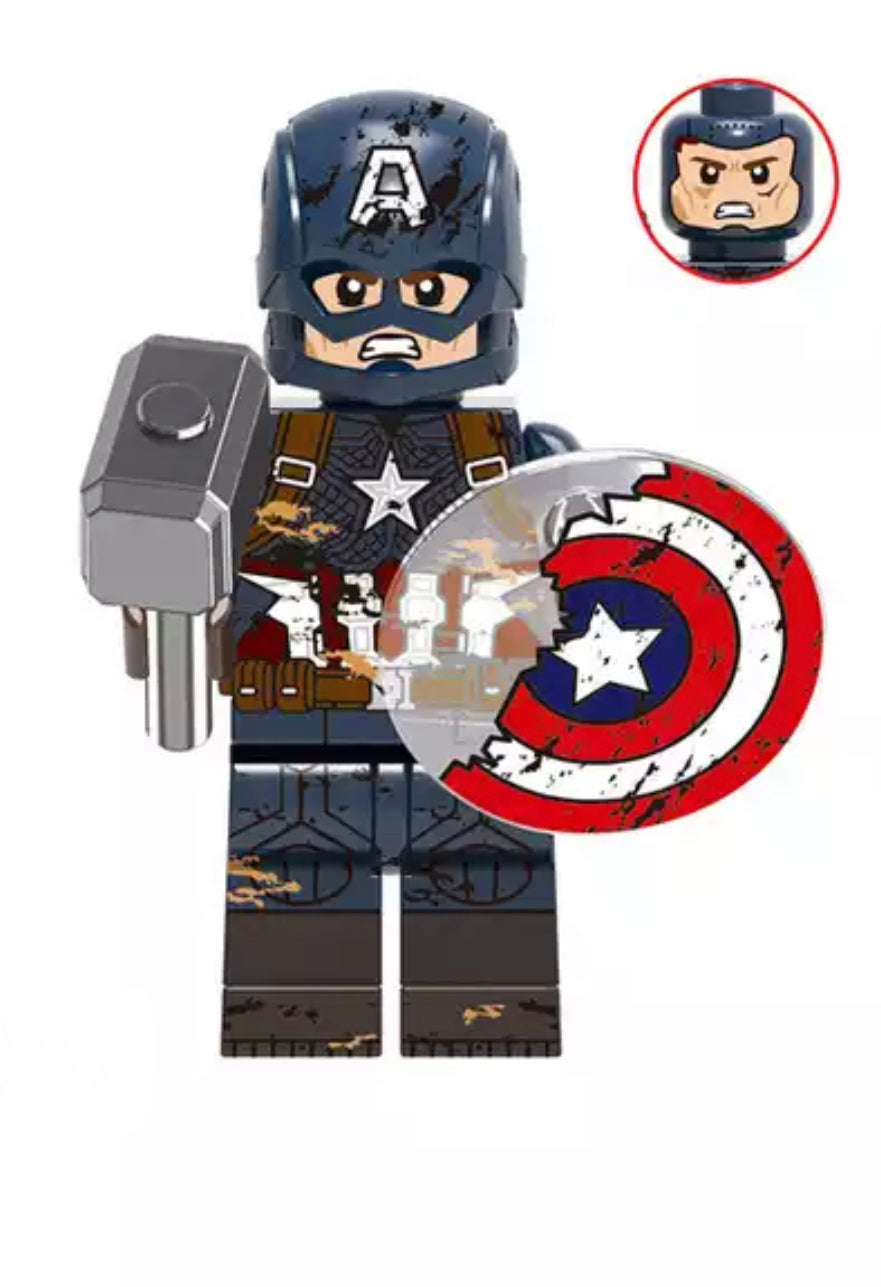 MINIFIGURE CAPTAIN AMERICA custom