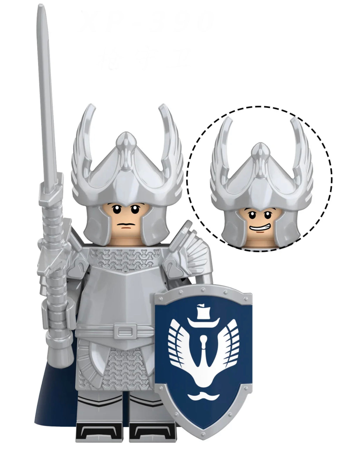 MINIFIGURE LOTR Knights of Dol Amroth – Mithril custom