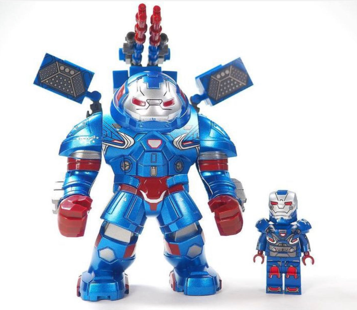 MINIFIGURE IRON PATRIOT + PATRIOTBUSTER  Custom